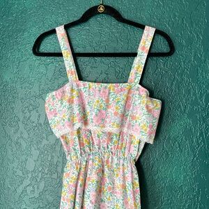 Vintage NWOT 70s floral sundress